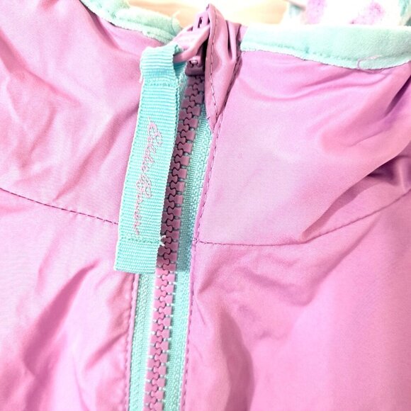 Eddie Bauer Girl's XS (5/6) Multicolor Reversible Full Zip Lightweight Jacket - Picture 8 of 10